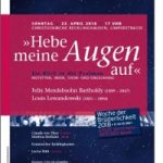 Hebe meine Augen auf